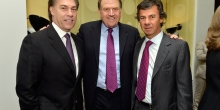 Edgardo Defortuna, Richard LeFrak, and Ugo Colombo