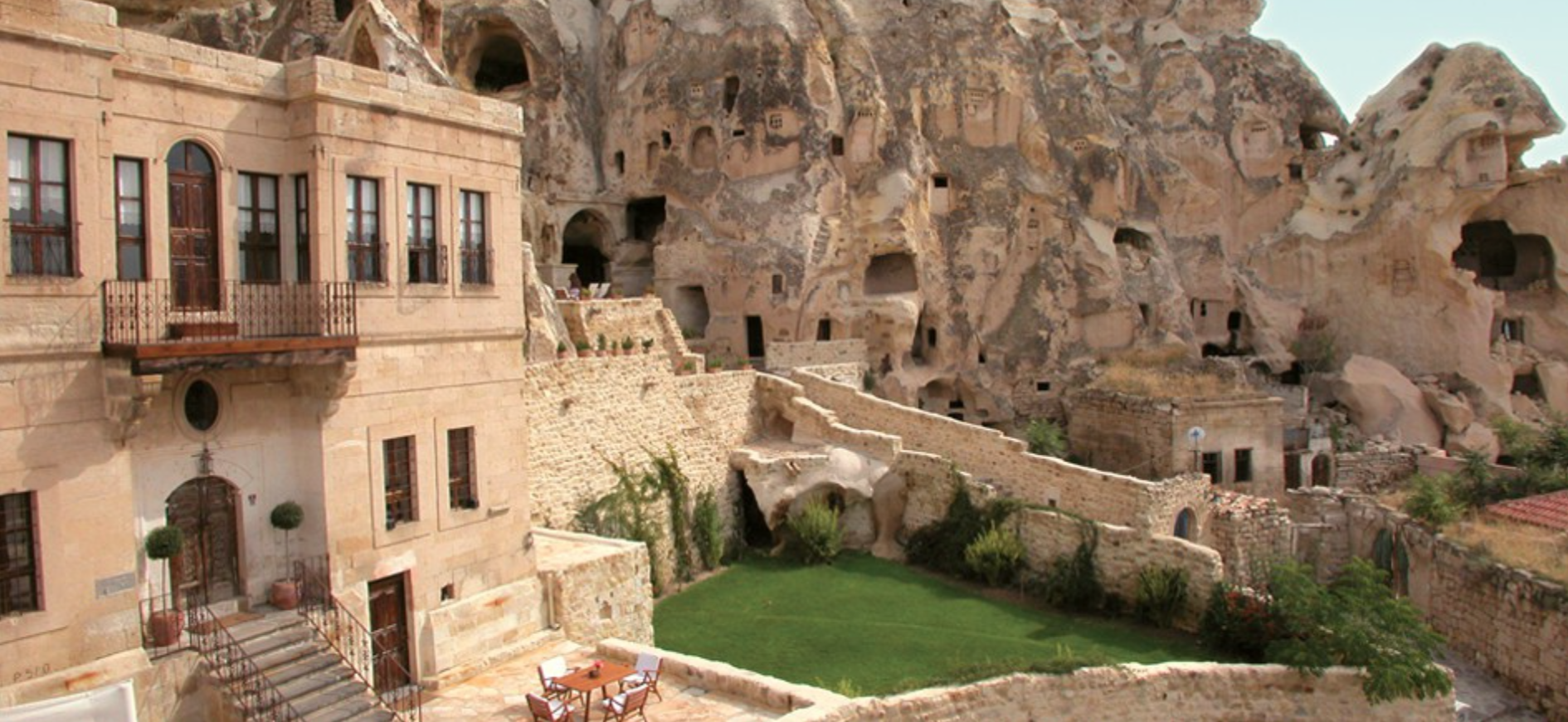 Cappadocia is famous for carved homes, churches, monasteries--and now the Yunak Evleri hotel.