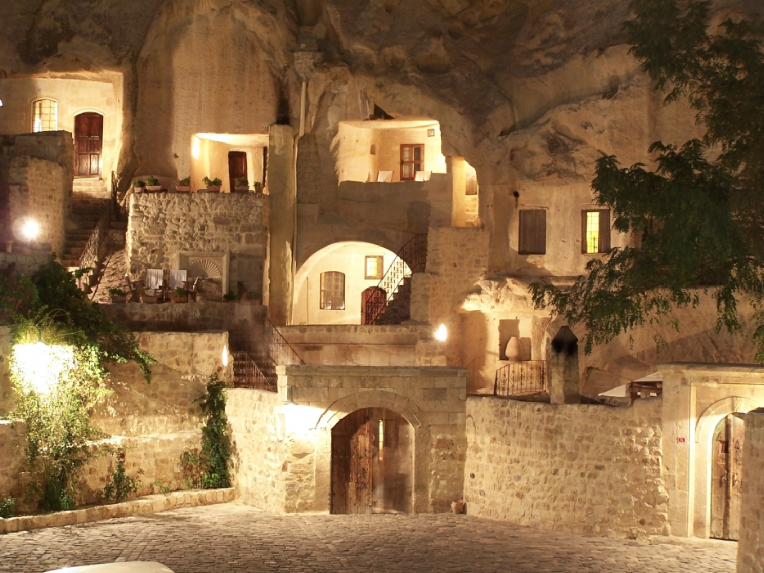 These caves date back to the Middle Ages--the 5th and 6th centuries.