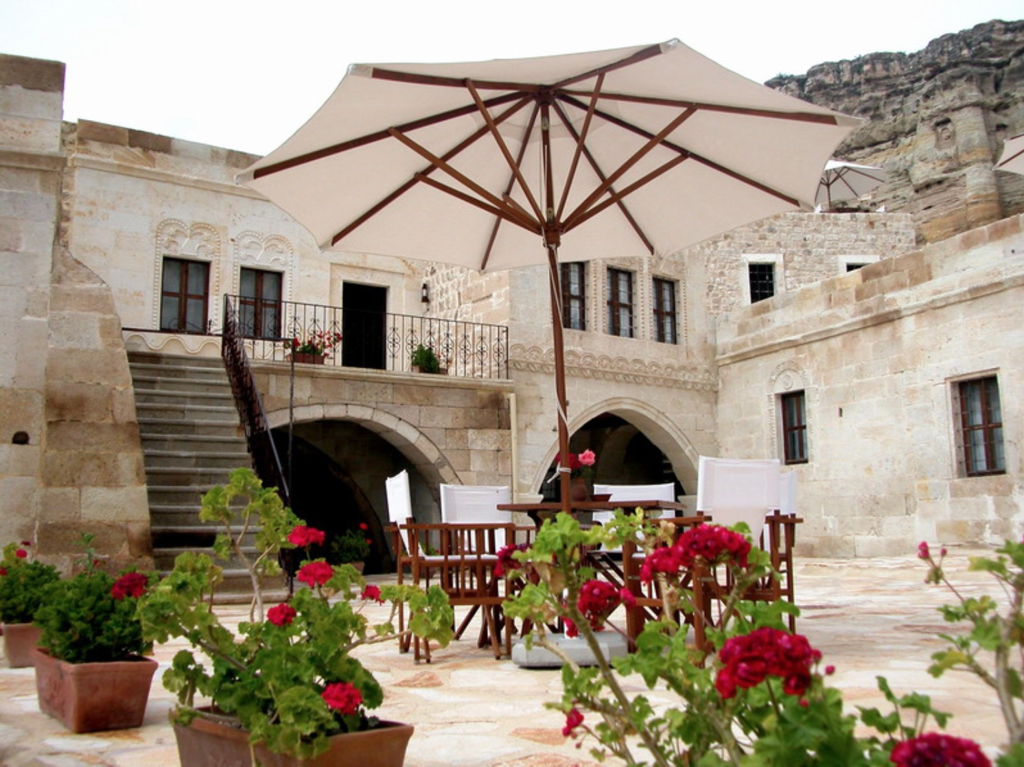 Beautiful courtyard