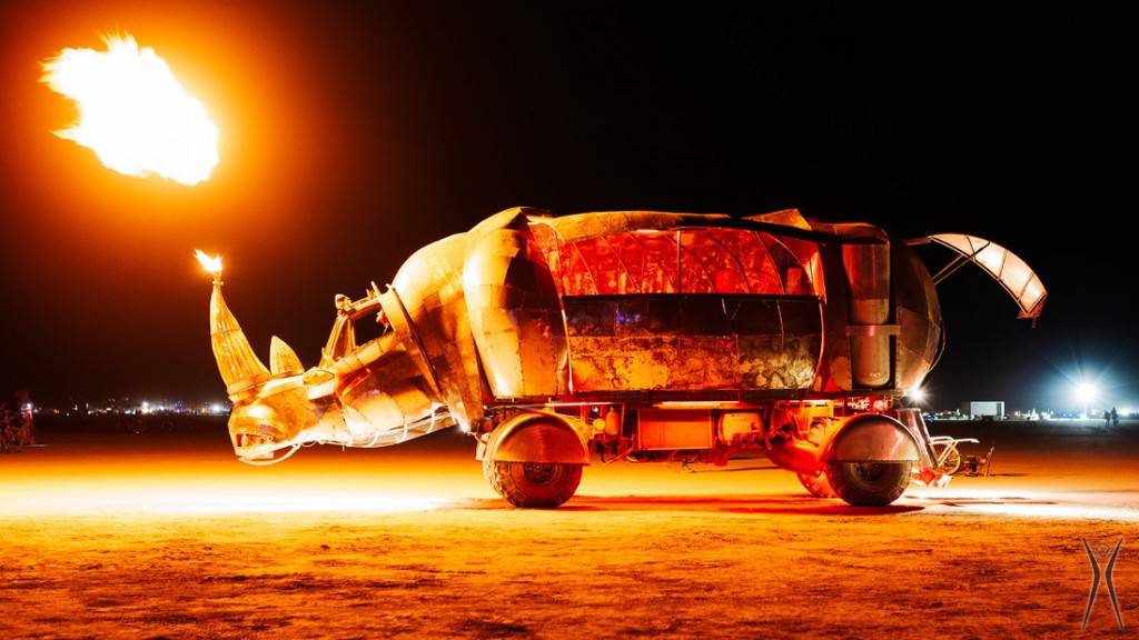 Pyro Rhino, Burning Man