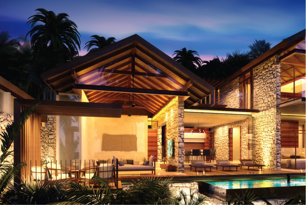 Artist impression: Karma Kandara 3-bedroom villa