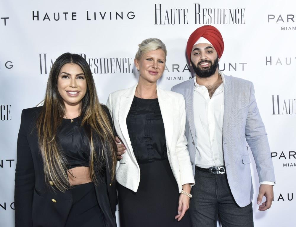 Jaclyn Rosenberg, April Donelson, and Raunaq Singh / Photo by Eugene Gologursky/Getty Images for Haute Living