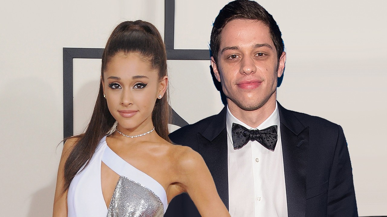 Ariana Grande and Pete Davidson dressed up