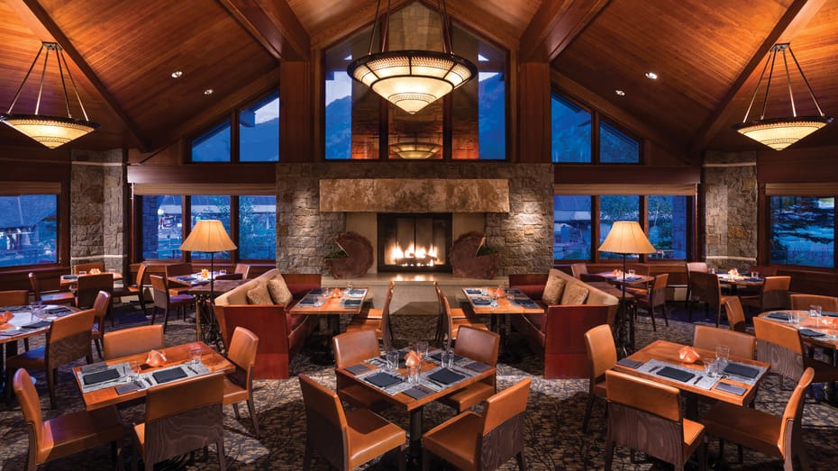 Dining at the Jackson Hole Four Seasons