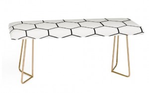 Allyson Johnson Honeycomb Bench