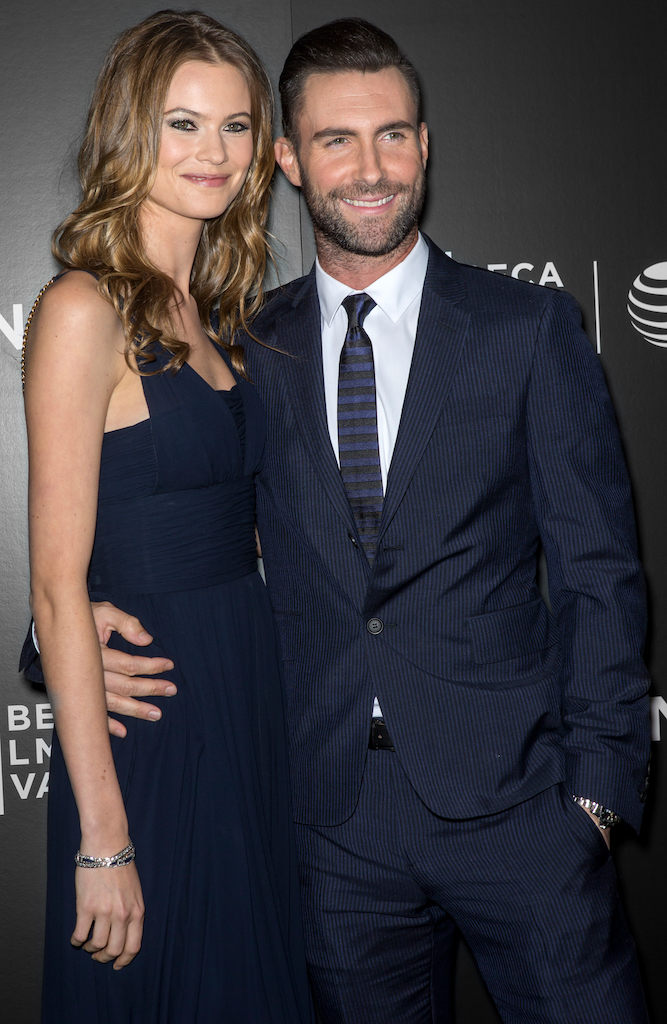 Adam Levine and Behati Prinsloo